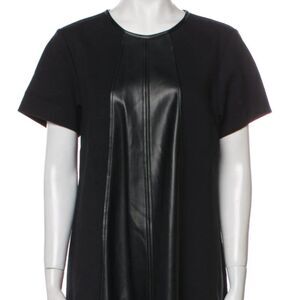 Toccin mixed media crew neck shift dress - Size 10